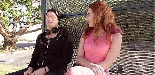  Insatiable Ginger Savannah Fox Loves Public Sex